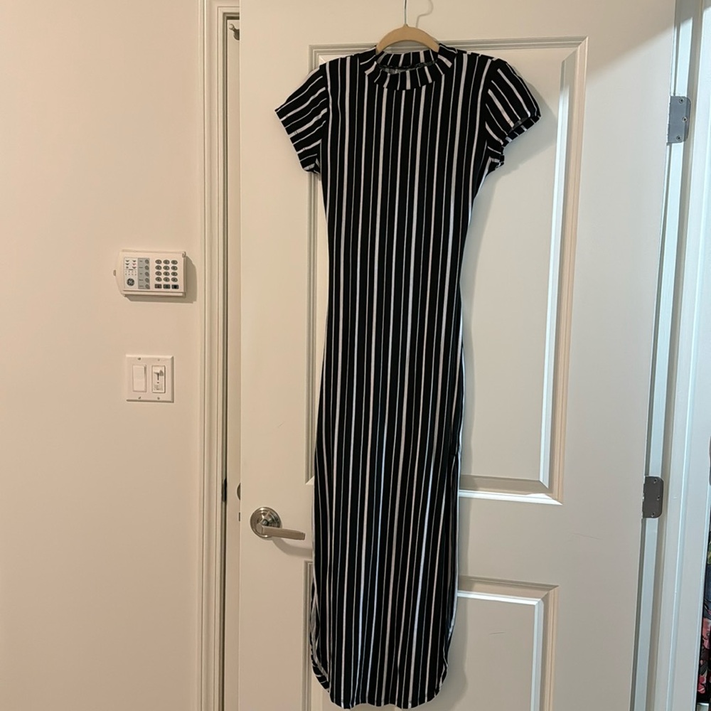 jack skellington style bodycon dress size M
